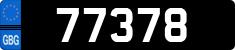 License plate of Guernsey, Regular plates