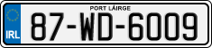 License plate of Ireland, Regular plates