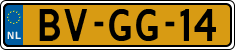 License plate of the Netherlands, Heavy Commercial Vehicles (1994 system)