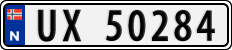 License plate of Norway, Cars