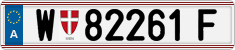 License plate of Austria, Regular plates