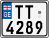 License plate of Georgia, Motorcycles (2014)