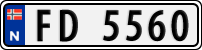 License plate of Norway, Trailers, motorcycles, special vehicles