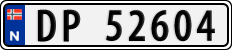 License plate of Norway, Cars