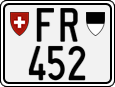 License plate of Switzerland, Motorcycles