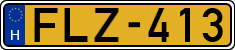 license plates of Hungary, Commercial vehicles (1990)