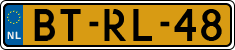 License plate of the Netherlands, Heavy Commercial Vehicles (1994 system)