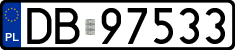 License plates of Poland, Regular car plates