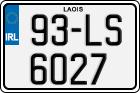 License plate of Ireland, Regular plates