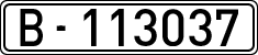 License plates of Spain, 1900 year series