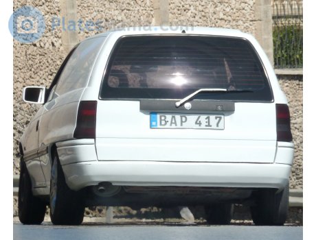 BAP 417, Vauxhall Astra