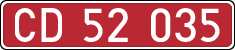 License plates of Spain, Diplomatic