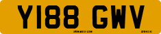 License plate of the United Kingdom, 1983 year system