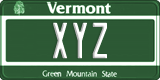Vermont, Vanity Plates
