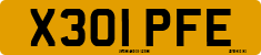 License plate of the United Kingdom, 1983 year system