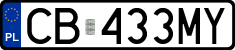 License plates of Poland, Regular car plates