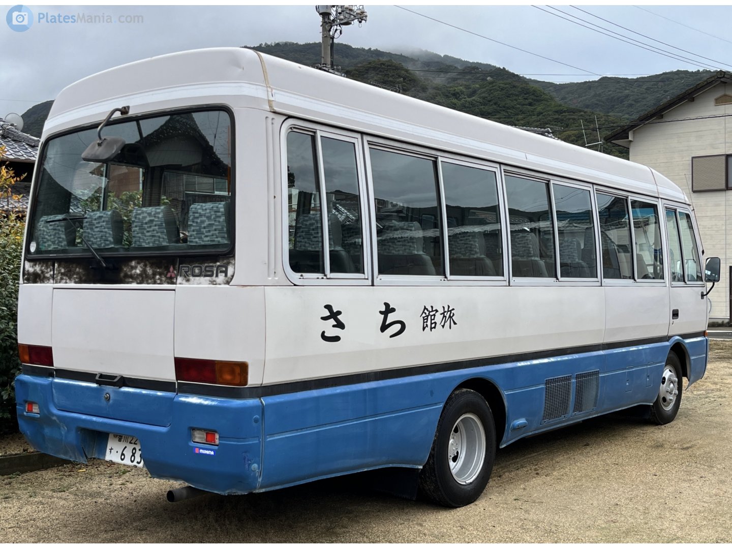 香川 22 す 683, Mitsubishi Fuso Rosa 3rd gen (BE4), 1986–1997