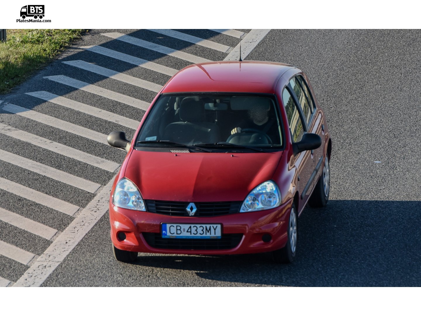 CB 433MY, Renault Clio 2nd gen (Campus/Mio) 5-door Hatch (B65), 2nd facelift, 2006–2012 (–2016 for LATAM-market)