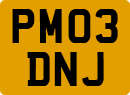 License plate of the United Kingdom, 2001 year system