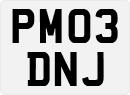 License plate of the United Kingdom, 2001 year system