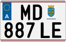 License plate of Austria, Regular plates