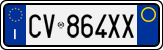 License plate of Italy, Cars (1994 year series)