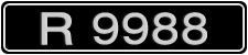 License plate of Iceland, Oldtimers