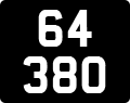 License plate of Guernsey, Regular plates