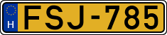 license plates of Hungary, Commercial vehicles (1990)