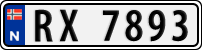 License plate of Norway, Trailers, motorcycles, special vehicles
