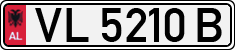 License plate of Albania, Cars (1993)