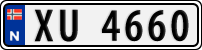 License plate of Norway, Trailers, motorcycles, special vehicles