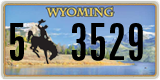 Wyoming, 1(2) 1234X