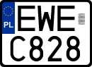 License plates of Poland, Regular car plates