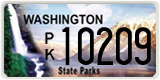 Washington, Specialty plates (12345)