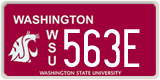 Washington, Specialty plates (X12X)