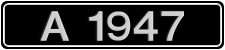 License plate of Iceland, Oldtimers