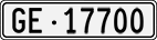 License plate of Switzerland, Cars