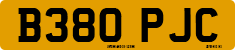 License plate of the United Kingdom, 1983 year system