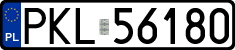 License plates of Poland, Regular car plates