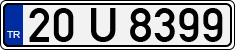 License plate of Turkey, Regular plates