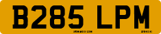 License plate of the United Kingdom, 1983 year system