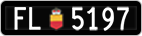 License plate of Liechtenstein, Cars
