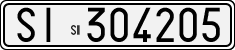 License plate of Italy, Cars (1927 year series)