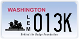 Washington, Specialty plates (X12X)