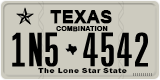 Texas, Combination (2012) (1A2-3456)