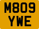 License plate of the United Kingdom, 1983 year system
