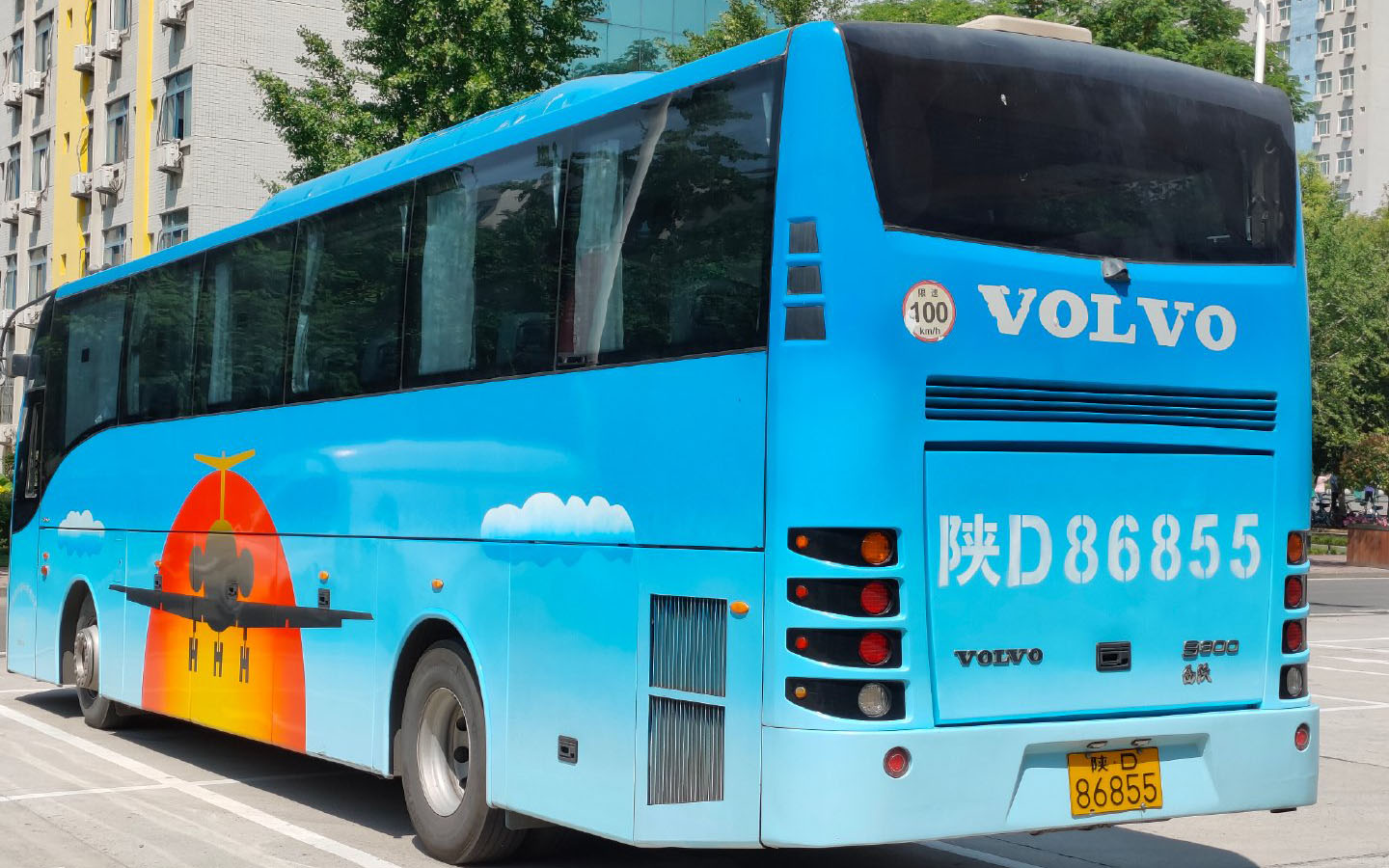 陕D·86855, Volvo 9300 