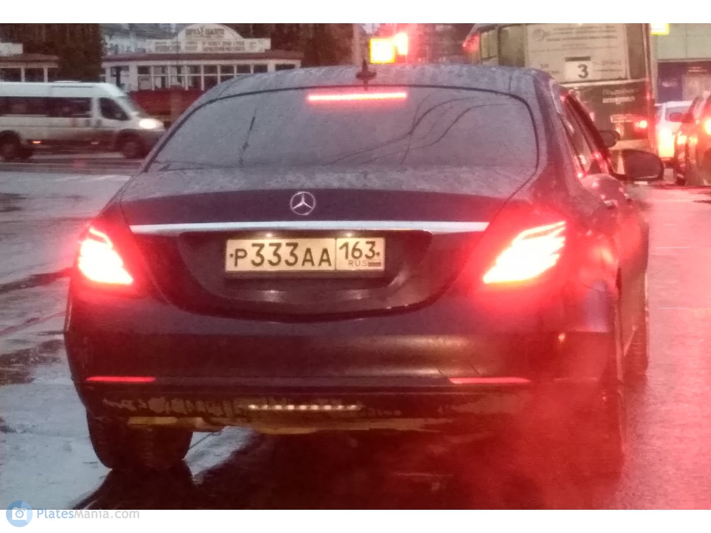 р 333 аа 163, Mercedes-Benz S-Klasse 8th gen Sedan (W222/V222), 2013–2020