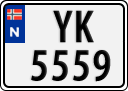 License plate of Norway, Trailers, motorcycles, special vehicles